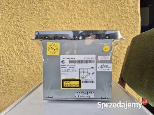 Fabrycznie NOWE radio VW RCD 500 MP3 Passat B6 Koszalin
