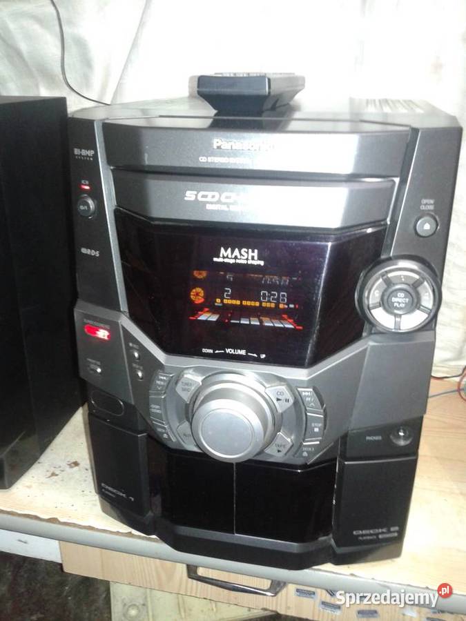 Wieża PANASONIC 5xCD RDS głośniki pilot Wieże i miniwieże Ostrowiec Świętokrzyski