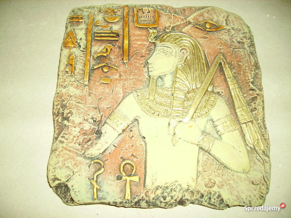 OBRAZY GIPSOWE MALOWANE starożytny egipt Sosnowiec