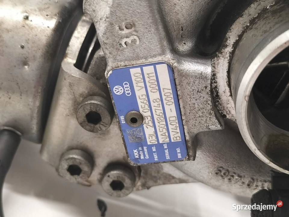 TURBOSPRĘŻARKA 03L253056G 20 TDI VW Volkswagen