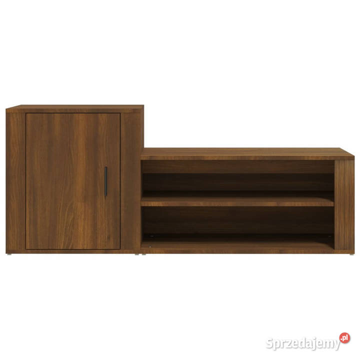 Półka na buty brązowy dąb 130x35x54 WM816751 Warszawa