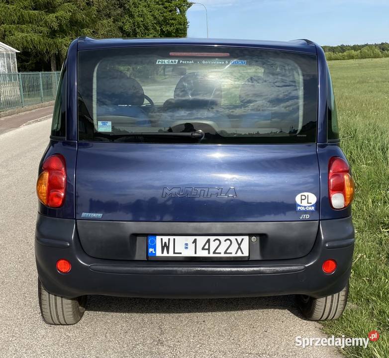 FIAT Multipla I właściciel Salon BSB Stan możliwa zamiana mazowieckie Wieliszew
