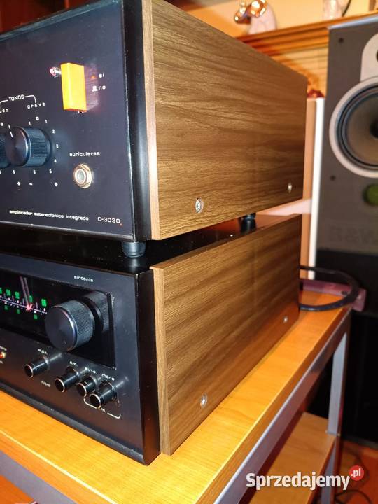 Unikatowy ZESTAW VINTAGE wzmacniacz CESVA C3030 Mielec