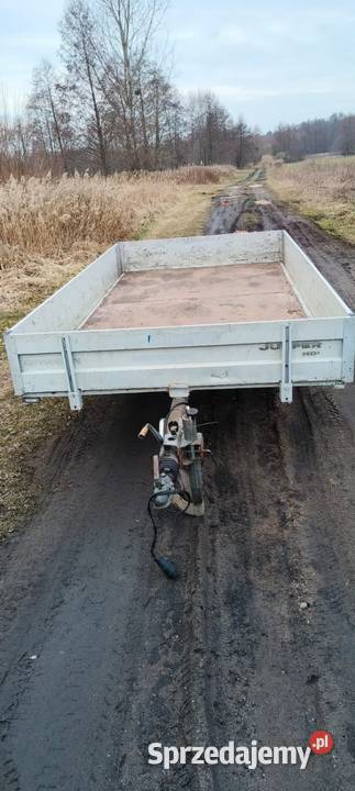 Przyczepa dwuosiowa laweta aluminiowa 2000kg Namysłów sprzedam