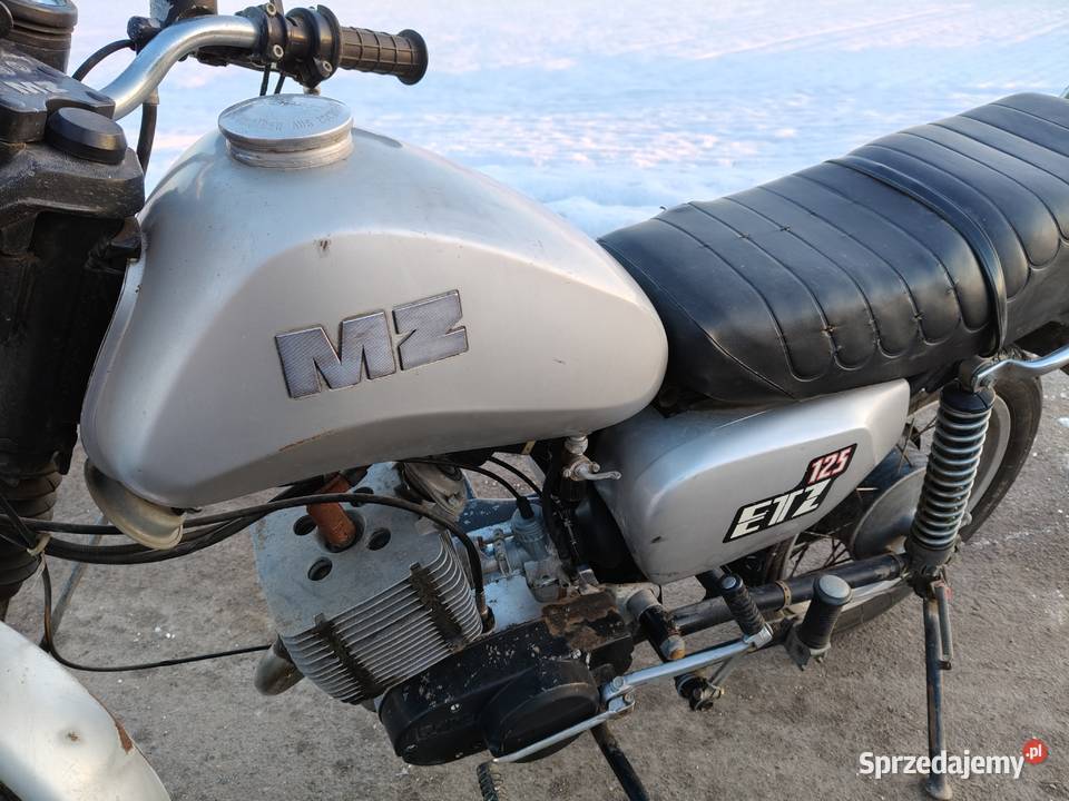 MZ ETZ 125 1986r z dokumentami do rejestracji 15000km wielkopolskie Nowe Skalmierzyce