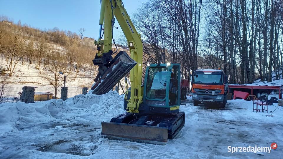 koparka gąsienicowa Yanmar VIO 80 2011r 8 ton nie Nowy Sącz sprzedam