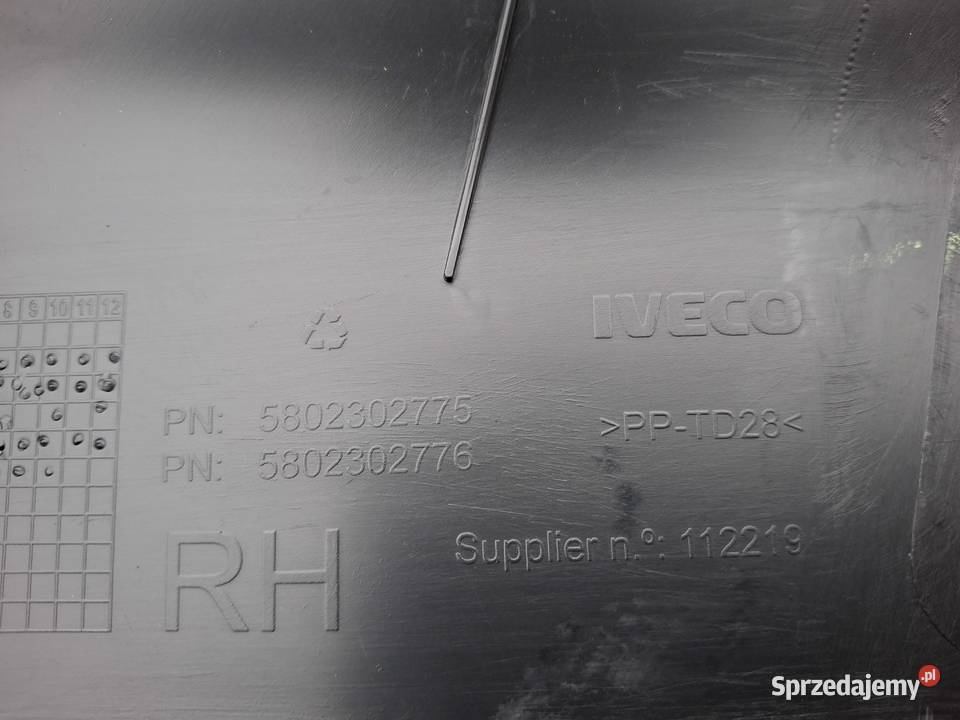 IVECO SWAY NAKŁADKA LAMPY REFLEKTORA MASKOWNICA lubuskie Bieleń