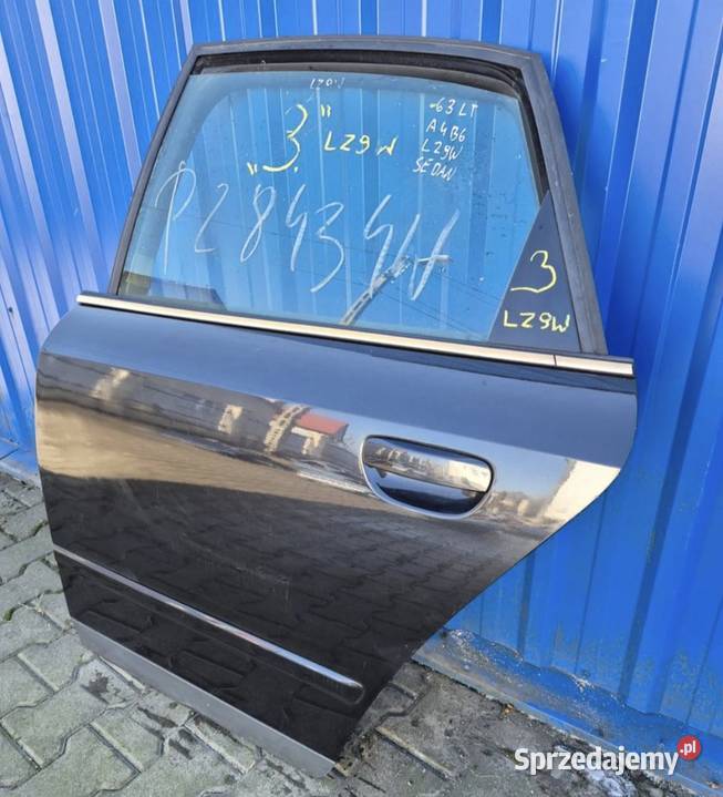 3 DRZWI TYŁ LEWY TYLNE LEWE AUDI A4 B6 SEDAN osobowe Drzwi Działoszyce