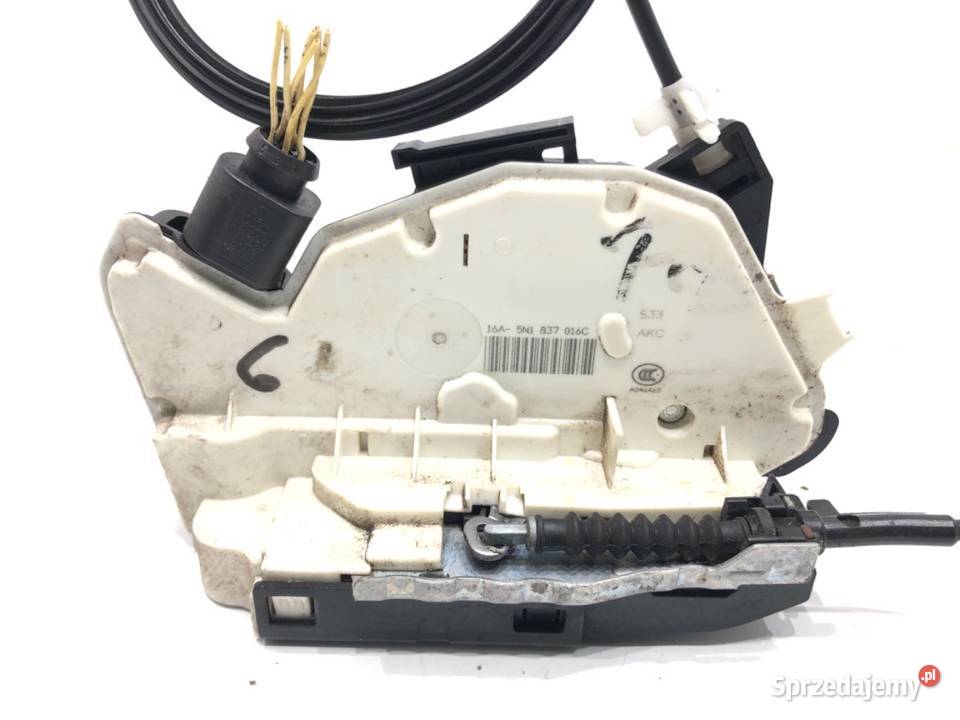 ZAMEK DRZWI PRAWY PRZÓD VW SCIROCCO III osobowe Części samochodowe sprzedam