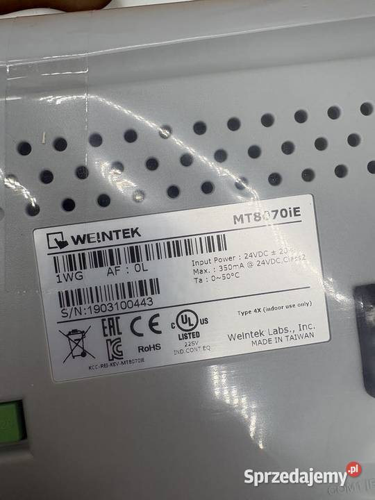 Weintek MT8070iE HMI Panel Warszawa