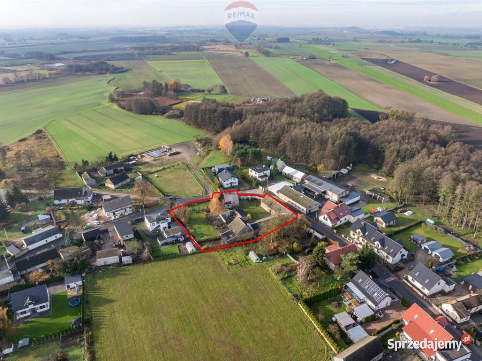 Podrzewie dom zabudowania na dużej działce sprzedam