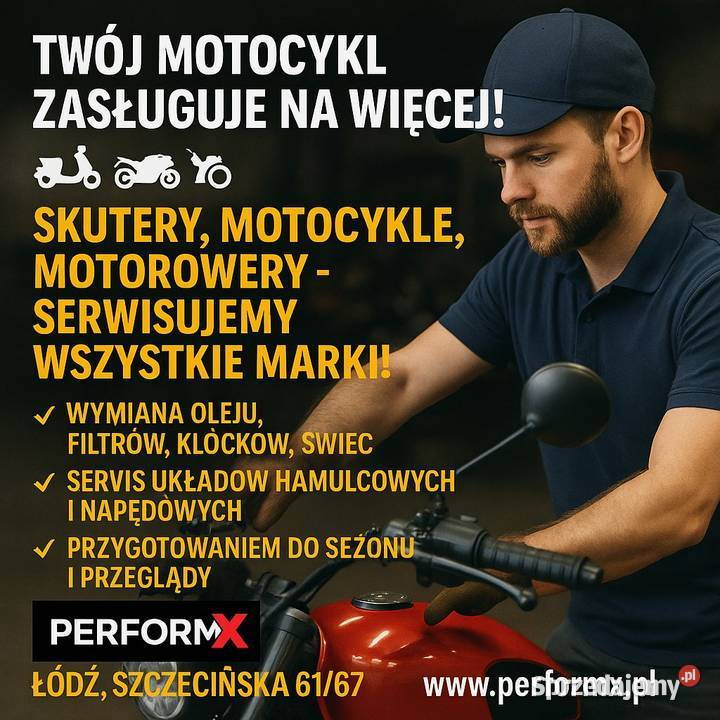 Serwis moto skuter motorower motocykl Łódź