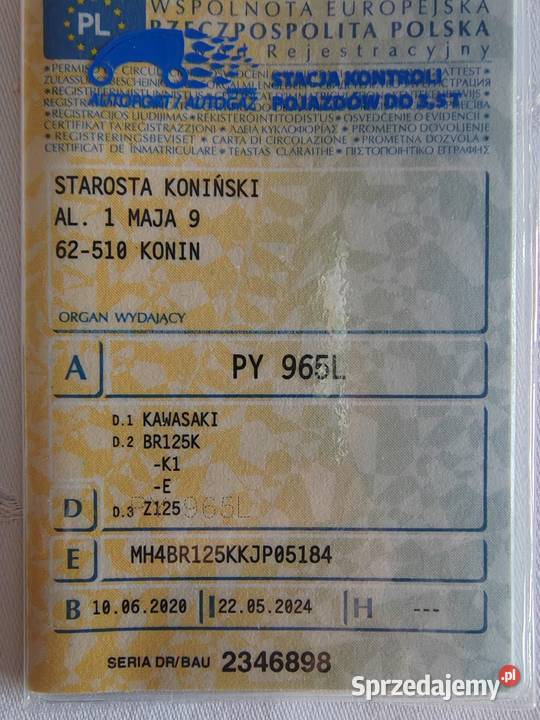 Kawasaki Z125 15 na kat A1 B salon Polska super łańcuch