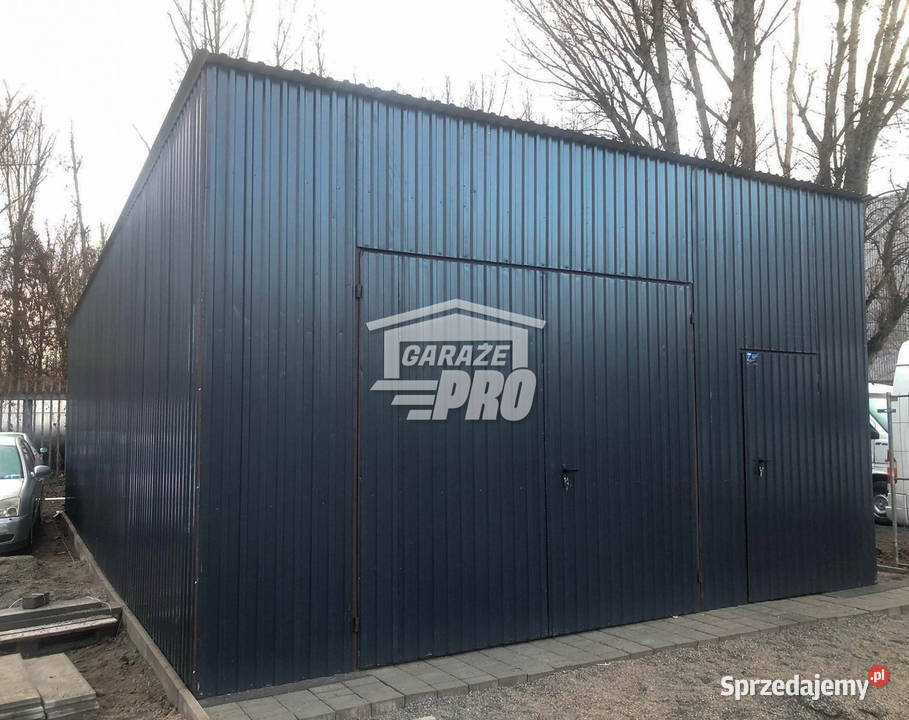 Hala Garaz blaszany 6x7 Brama dwuskrzydłowa Mysłowice