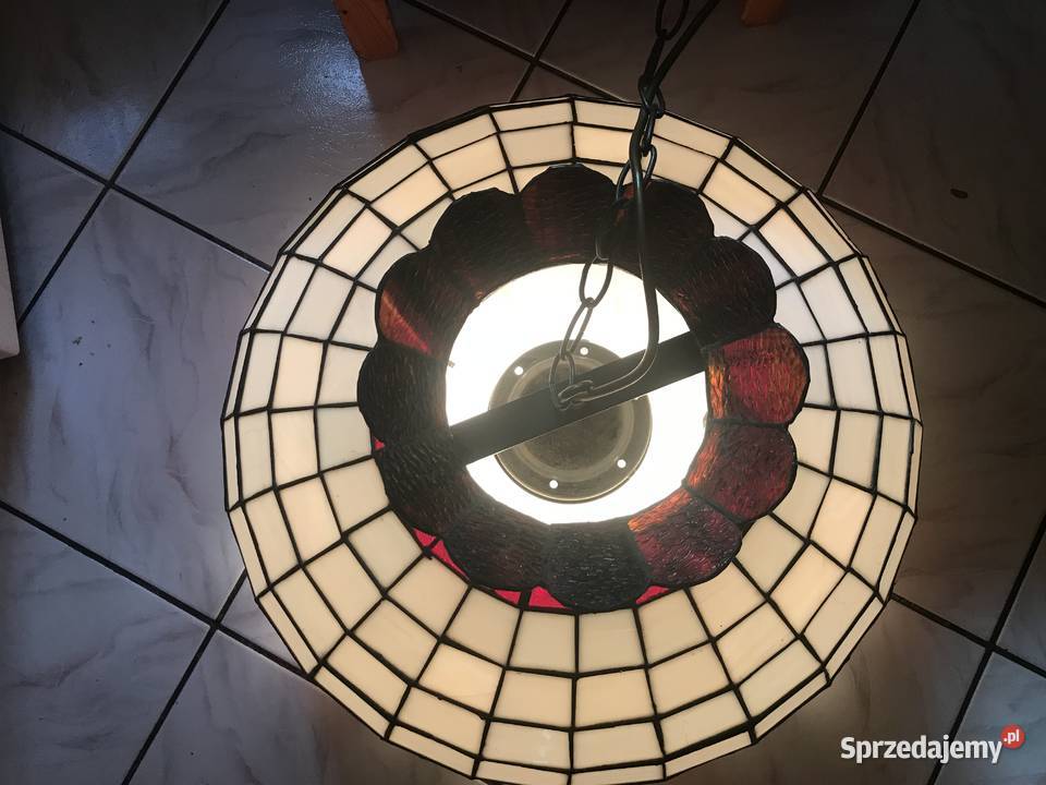 Lampy tiffany antyk stara Strzegom
