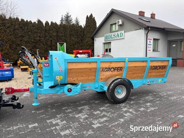 Rozrzutnik obornika sadowniczy Agrofer 33m3 łódzkie Rawa Mazowiecka sprzedam