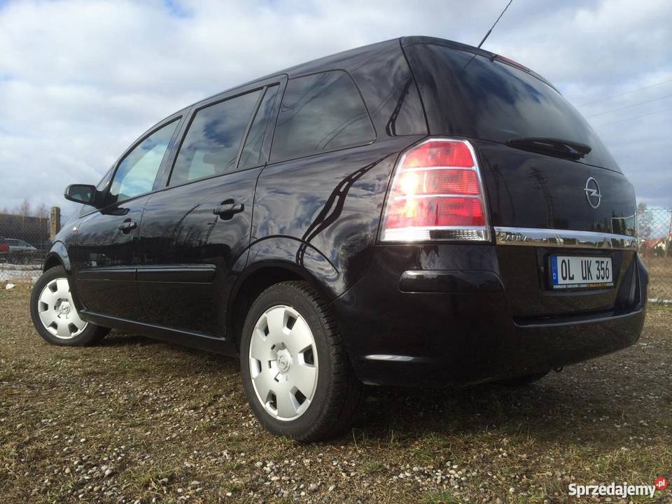 Opel Zafira nieuszkodzony czarny pomorskie Sopot