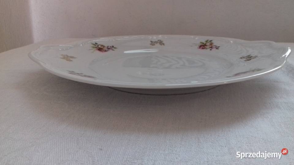 Patera porcelanowa okrągła z Bogucic Vintage do Antyki, Sztuka, Kolekcje