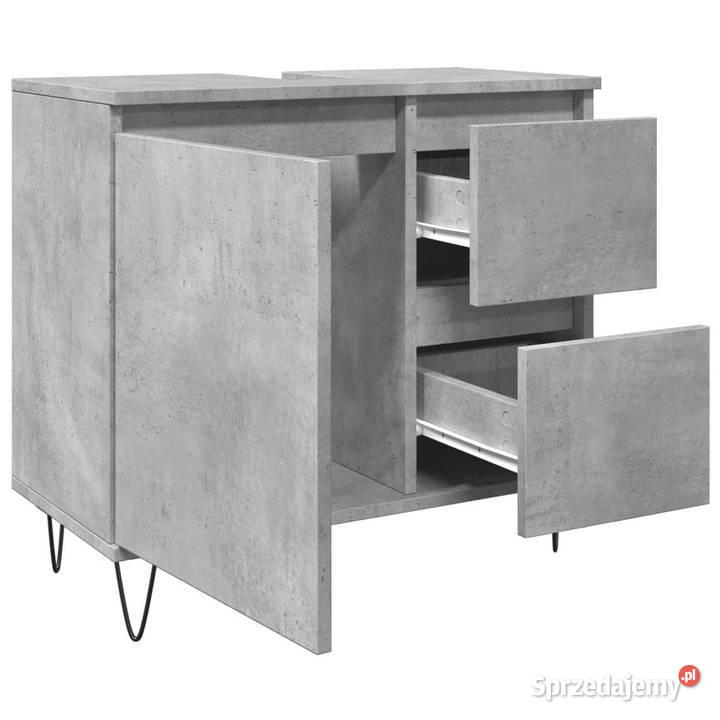 Szafka pod umywalkę szarość betonu 65x33x60 Warszawa