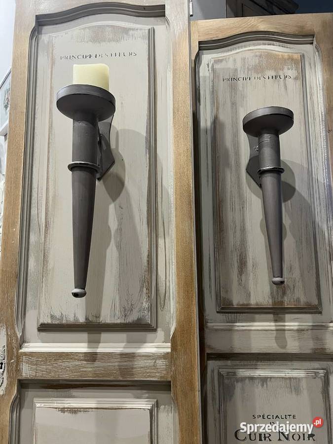 Panel dekoracja prowansalska stare drzwi