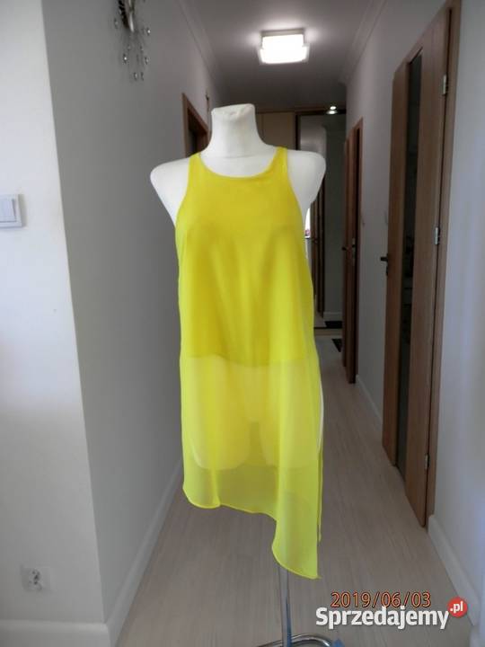 Tunika River Island Cytrynowa Żółta Neonowa Rozmiar 38(M) Łomża