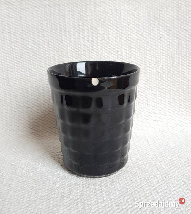 Porcelit Pruszków kubek Irenka czarny uszkodzony Warszawa