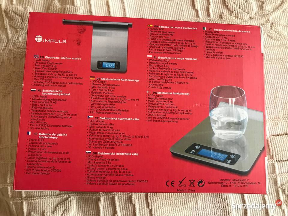 Waga kuchenna elektroniczna podwieszana marki Wagi i miarki kuchenne Zbąszynek