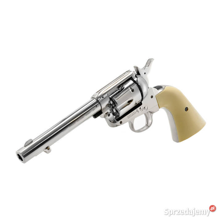 Rewolwer wiatrówka Colt SAA 4555 nikiel 45 mm