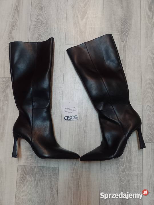 40 Asos Design czarne Kozaki szpilki wieczorowe Kraków