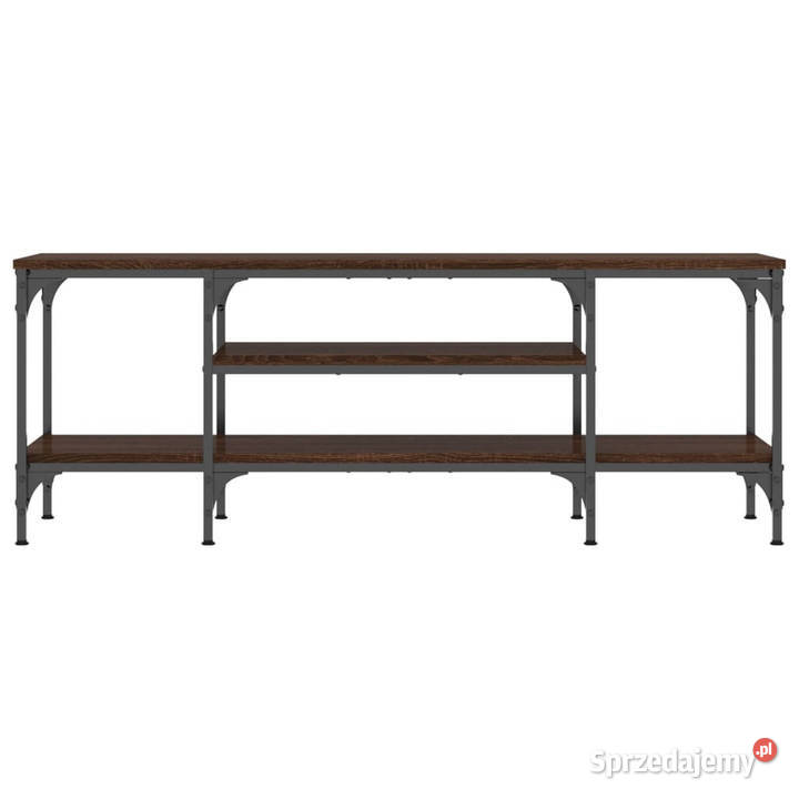 Szafka pod telewizor brązowy dąb 121x35x45 RTV Warszawa