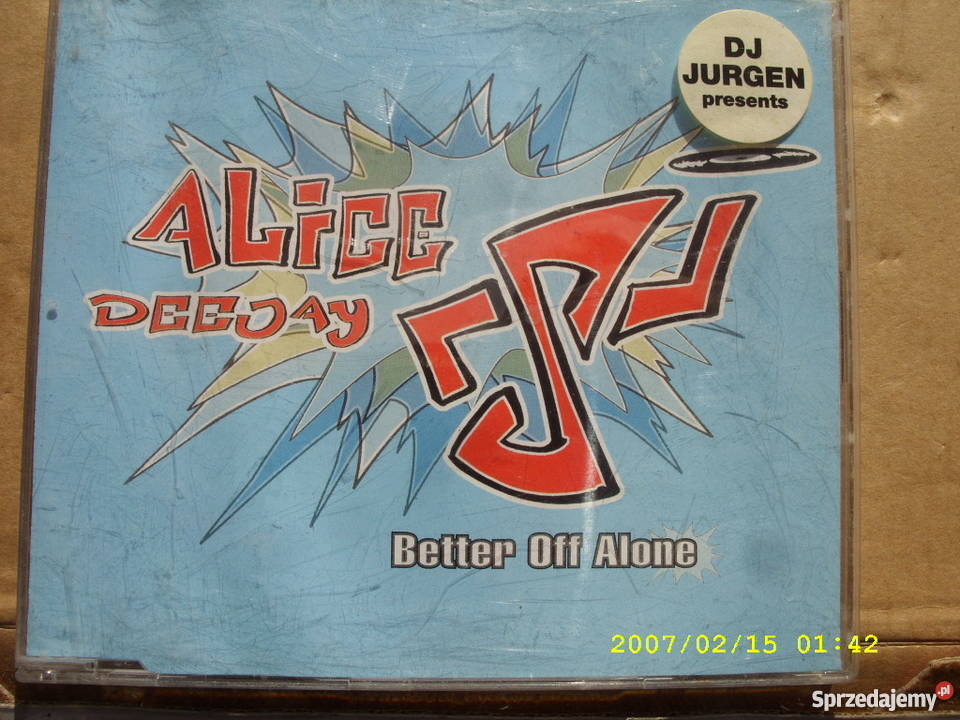 Techno CD ALICE DEEJAJBETTER OFF ALONE Wołów