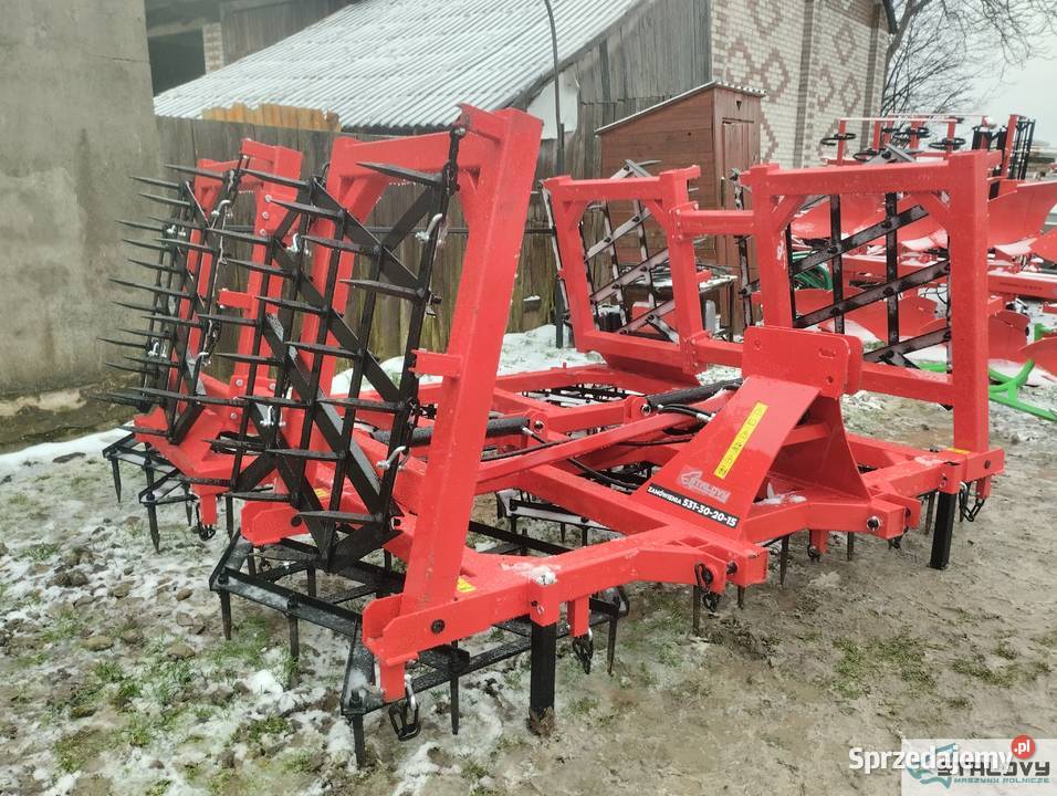 Brona zębowa ciężka 10 polowa hydraulicznie lubelskie Barchaczów