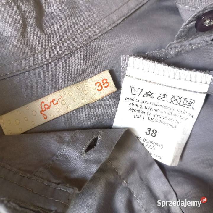 Koszula szara Bluzka damska r 38 bawełna Polska Odzież damska Białystok sprzedam