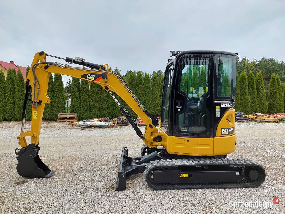Minikoparka CAT Caterpillar 3035E CR 3027 303 Rok produkcji 2018 Kielce