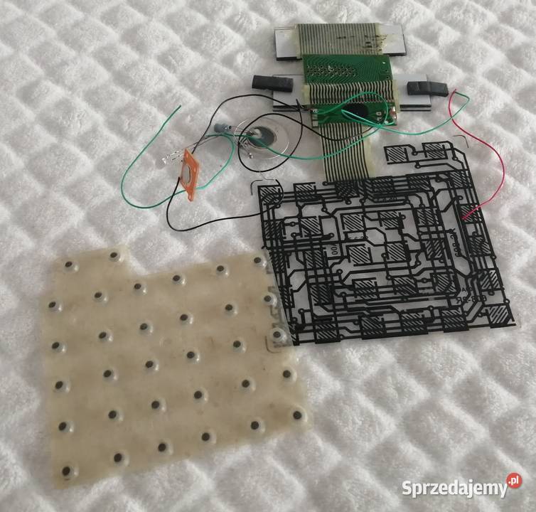 Elektronika kalkulatora z dwoma wyświetlaczami