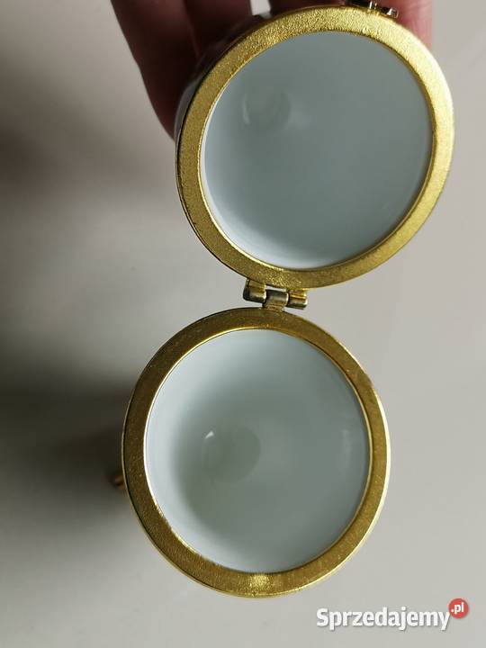 Porcelanowe jajko szkatułka vintage Toruń sprzedam