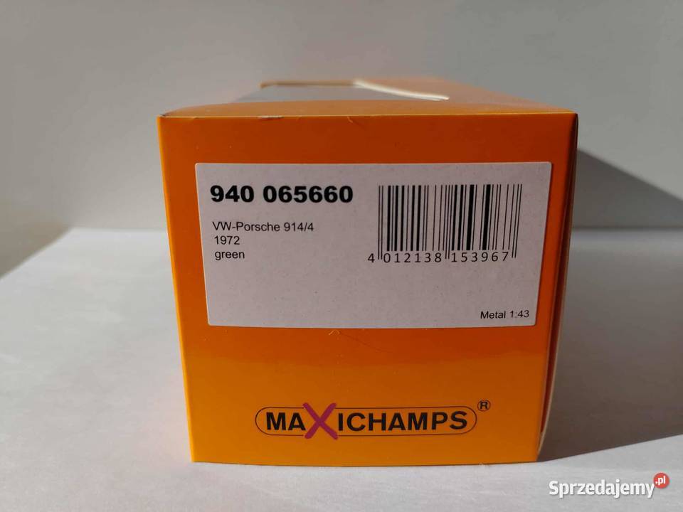 Porsche 914 MAXICHAMPS 1972 143 Gliwice