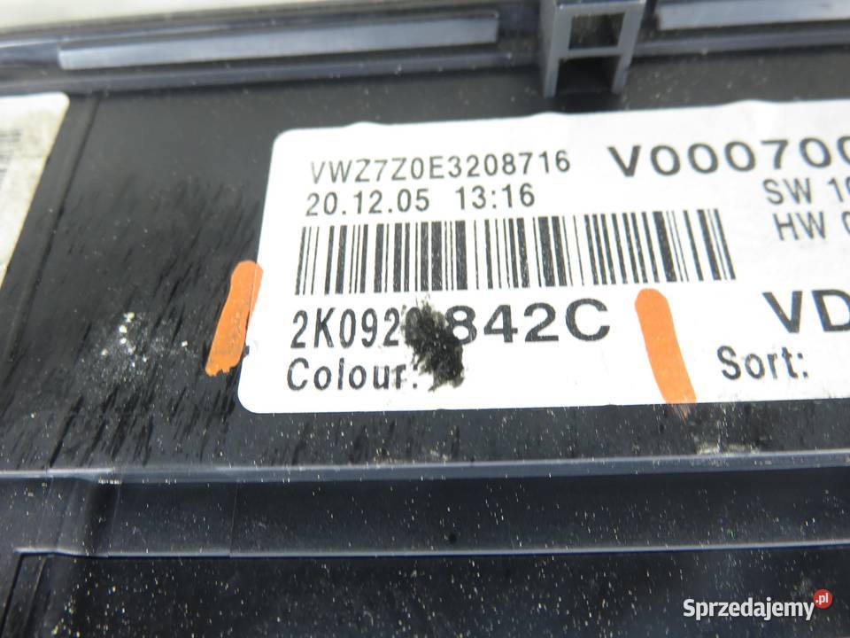 LICZNIK VW CADDY III 19 TDI 2K0920842C sprzedam