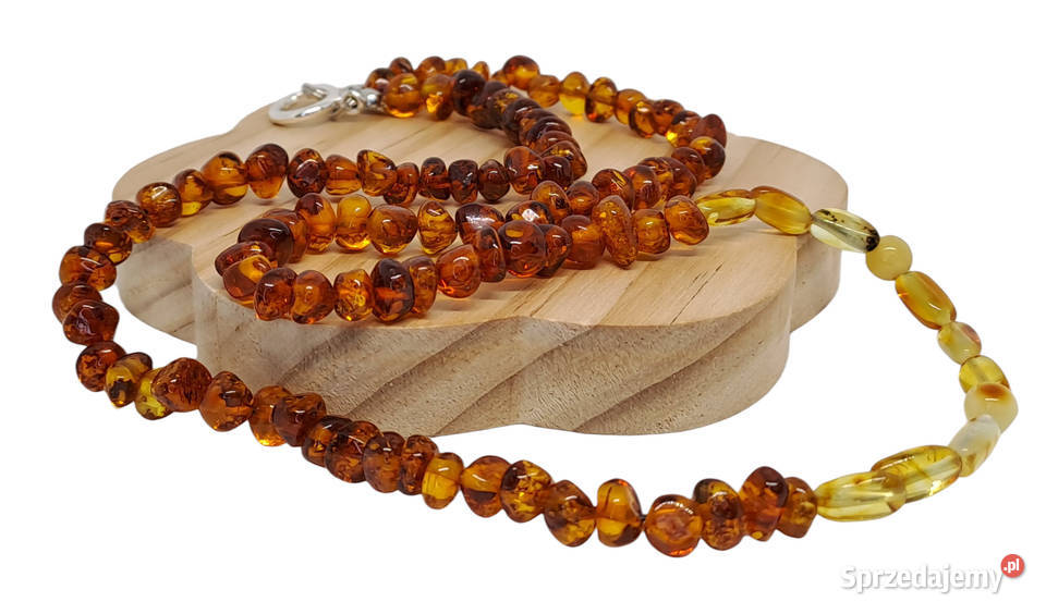 Korale z bursztynu bursztyn bałtycki baroczek Warszawa