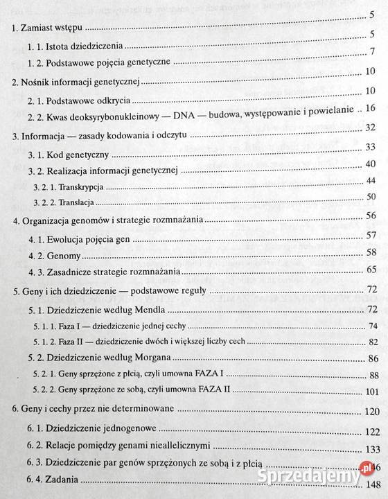 Biologia Genetyka Waldemar Lewinski sprzedam