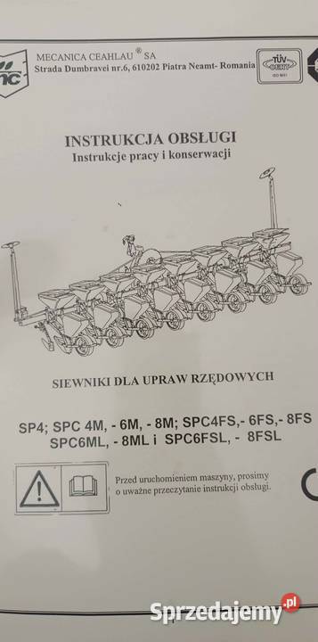 Siewnik do kukurydzy nieuszkodzony Łobżenica sprzedam