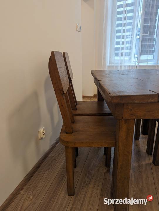 Dębowy stół 6 krzeseł dostępne kilka kompletów Łubniany