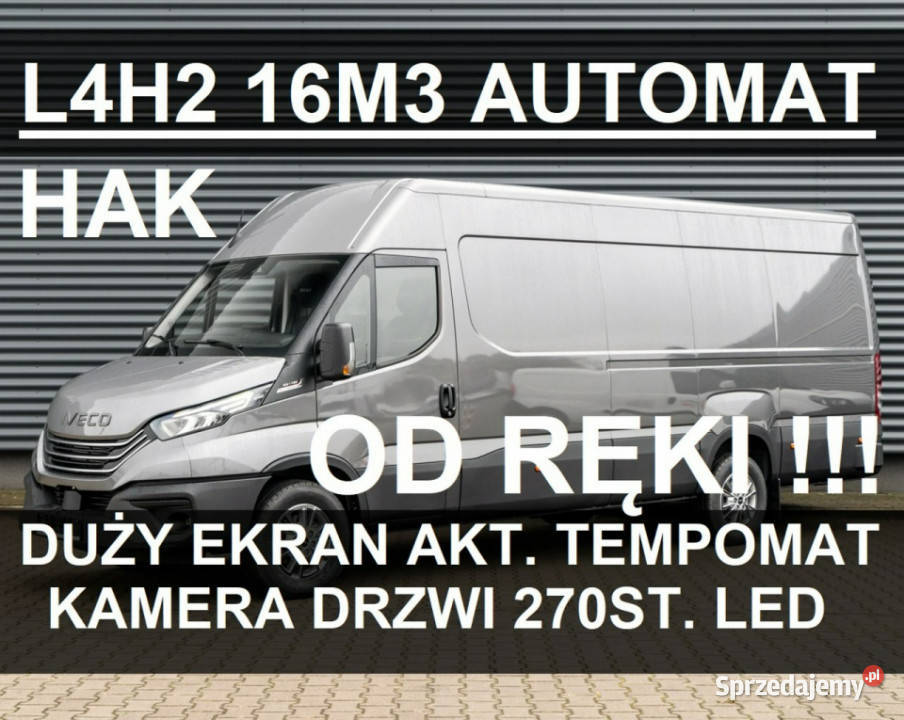Iveco Daily 35S18A8H V L4H2 16m3 176 Dostępny 176KM Szczecinek sprzedam