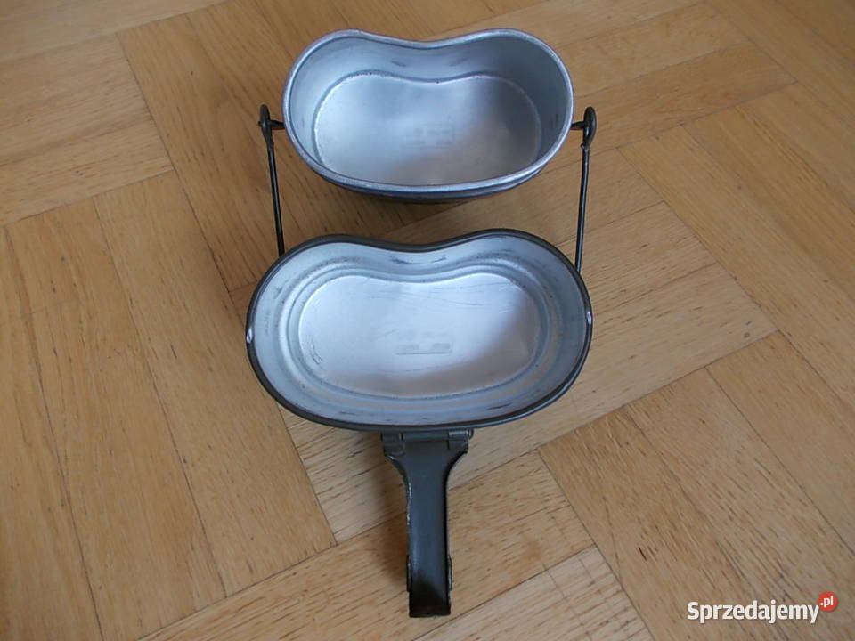 Menażka wojskowa dwu częściowa aluminiowa nowa Pozostałe Legionowo