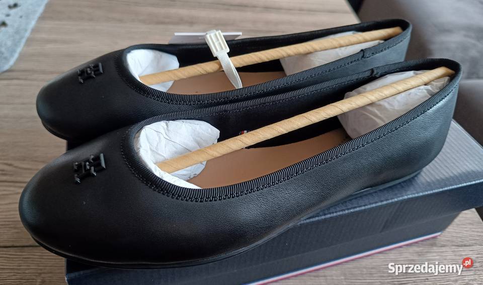 Skórzane baleriny Tommy Hilfiger Tommy Hilfiger śląskie Siemianowice Śląskie