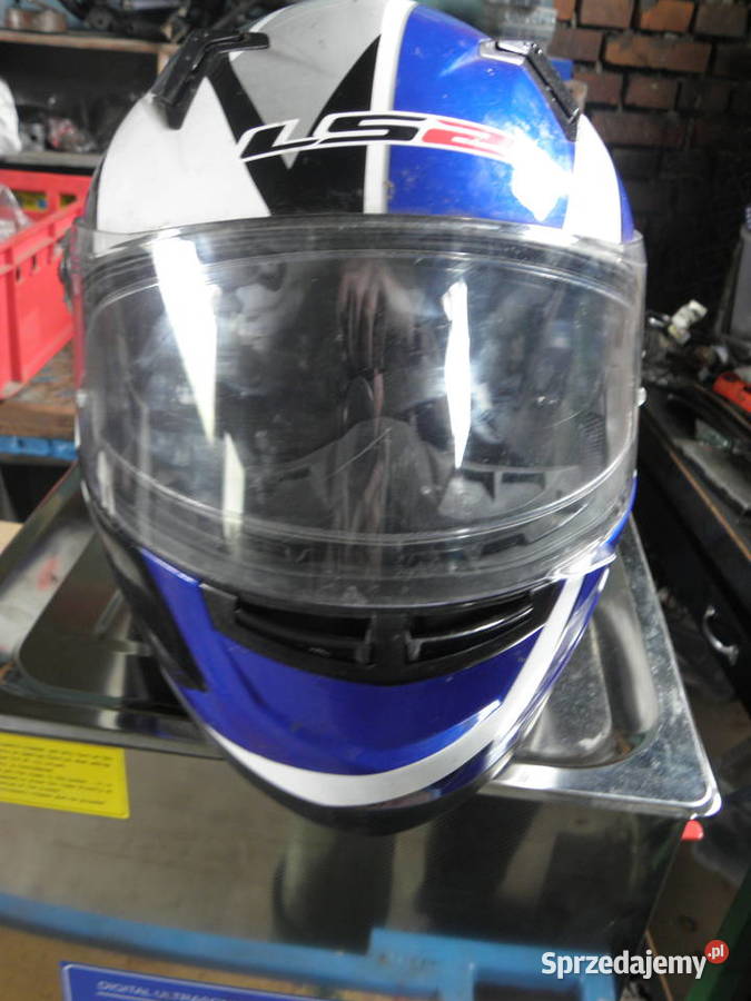 Kask motocyklowy z blendą i pinlockiem Andrychów