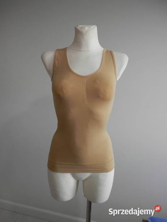 Koszulka Bieliźniana Modelująca Talię Bezszwowa Bielizna damska Łomża