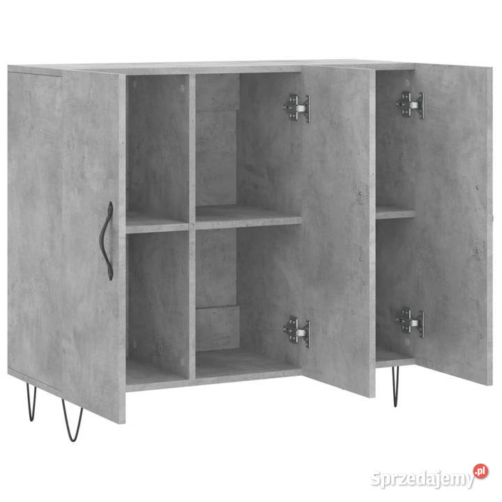 Szafka szarość betonu 90x34x80 materiał mazowieckie Warszawa