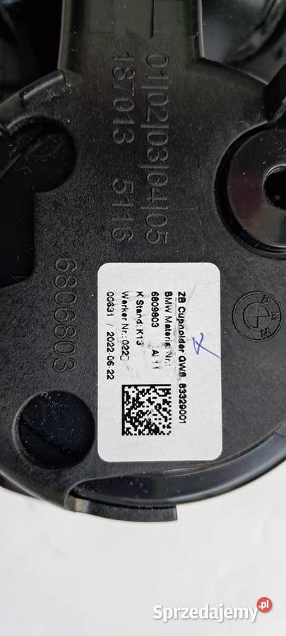 Uchwyt napoje BMW 3 G20G21 4 G22G23 680680351166 mazowieckie Warszawa