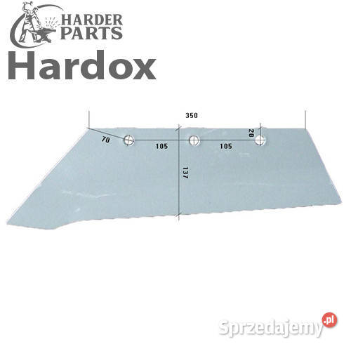 Lemiesz 300hektarów HARDOX DU35SL części do Suwałki